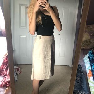 Linen Pencil Skirt
